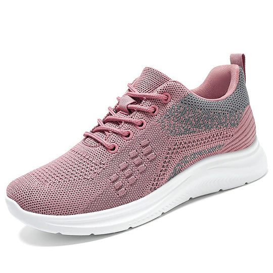 Damen Sportliche Sneakers mit atmungsaktivem Mesh-Obermaterial und dämpfender Sohle EB