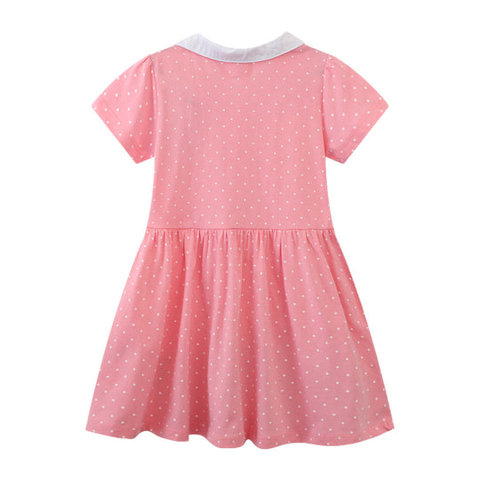 Mädchen Kleid mit süßem Tiermotiv EB