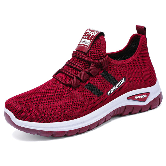 Damen Atmungsaktive Sport-Sneaker mit elastischem Schnürsystem EB