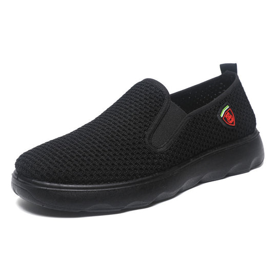 Damen Komfortable Slip-On Sneakers mit atmungsaktivem Obermaterial EB