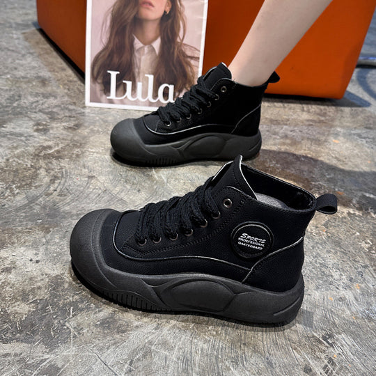 Damen Modische High-Top Sneaker mit rutschfester Sohle und hohem Komfort EB