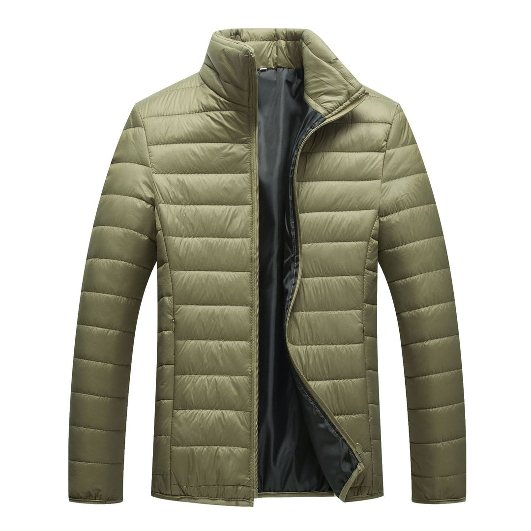 Herren Steppjacke mit hochgeschlossenem Kragen und wärmender Füllung EB