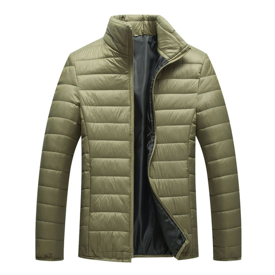 Herren Steppjacke mit hochgeschlossenem Kragen und wärmender Füllung EB