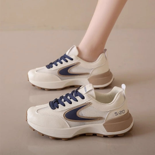 Damen Sportliche Freizeitlaufschuhe mit stoßdämpfender Sohle EB