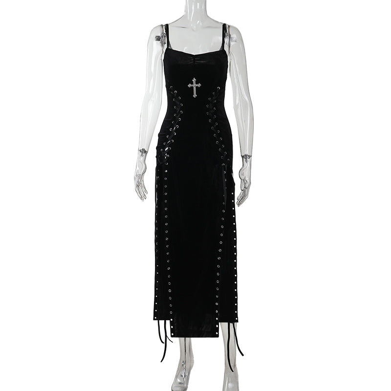 Damen figurbetonte Bluse mit Rüschendetails und Schnürung EB