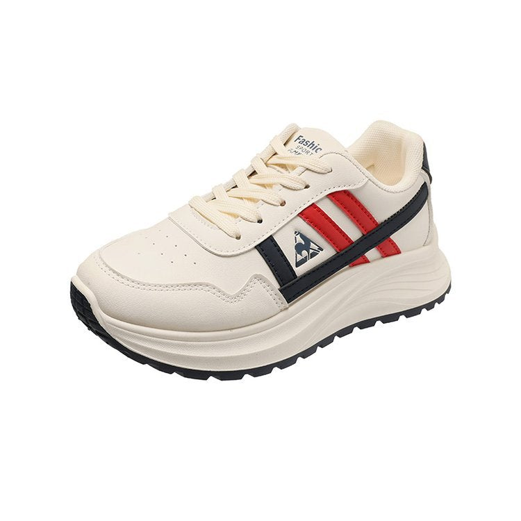 Damen Sportliche Freizeitsneaker aus hochwertigem Synthetikmaterial mit dämpfender Laufsohle EB