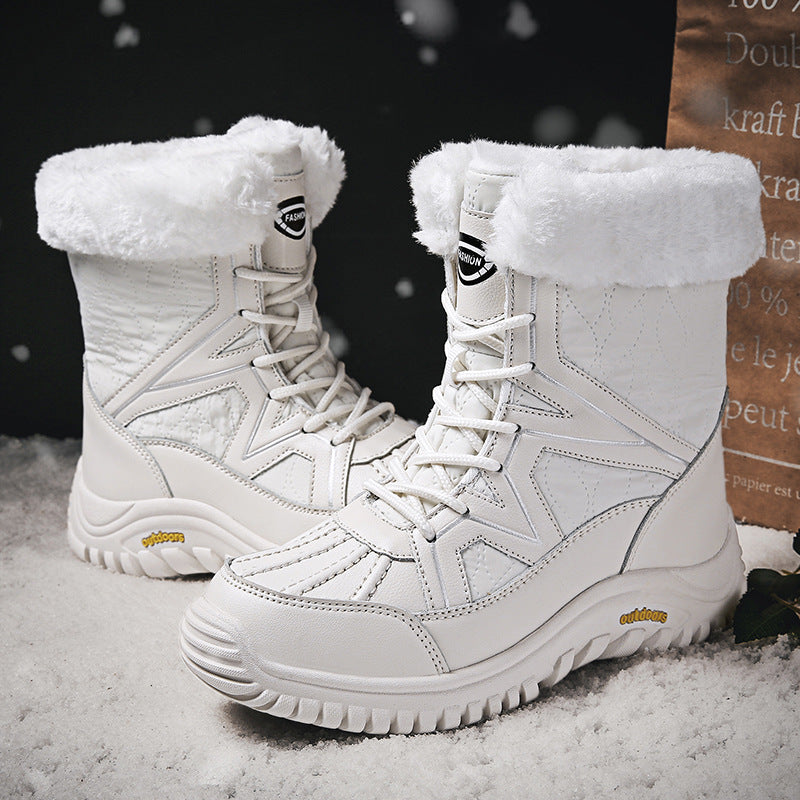 Damen Winter Stiefel mit isolierendem Futter und rutschfester Sohle EB
