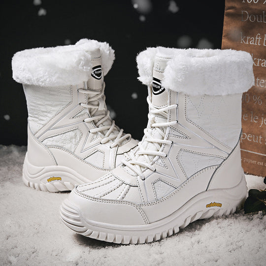Damen Winter Stiefel mit isolierendem Futter und rutschfester Sohle EB