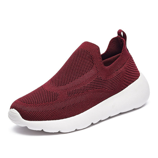 Damen Atmungsaktive Slip-On Sneakers mit flexibler Sohle und rutschfestem Profil EB