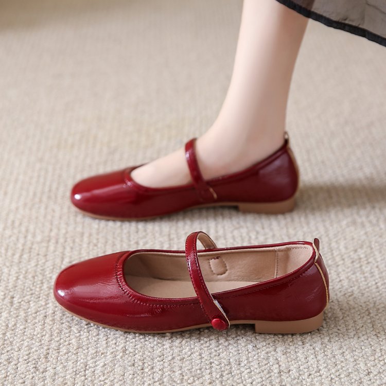 Damen Ballerinas mit dekorativem Riemchen und komfortabler Sohle EB