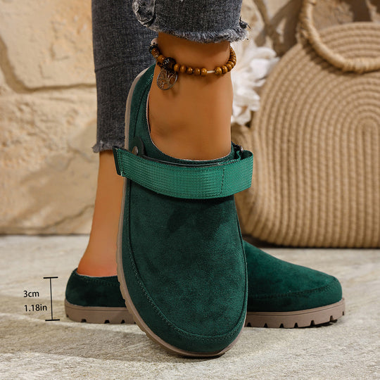 Damen Komfortable Clogs mit verstellbarem Riemen EB