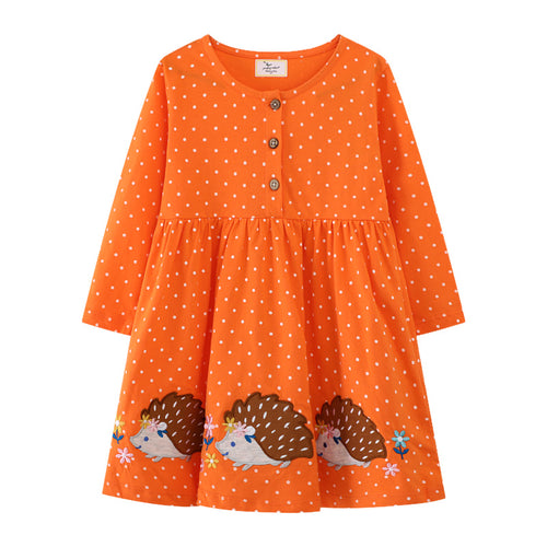 Kleines Mädchen Langarmkleid EB