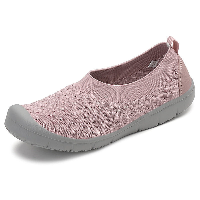 Damen Flexible Badeschuhe mit atmungsaktivem Obermaterial und rutschfester Sohle EB