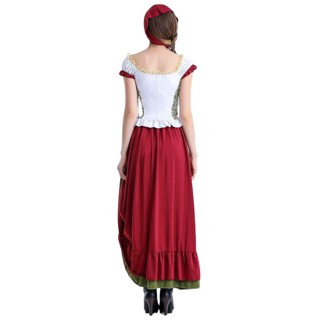Damen Trachtenkostüm mit eleganten Rüschen und romantischem Mieder EB