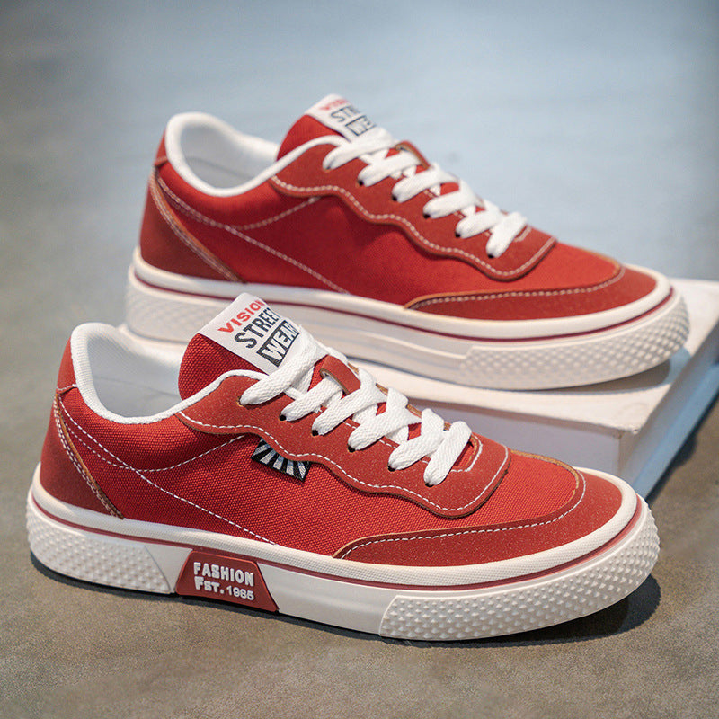 Damen modische Canvas Sneaker mit komfortabler Sohle EB