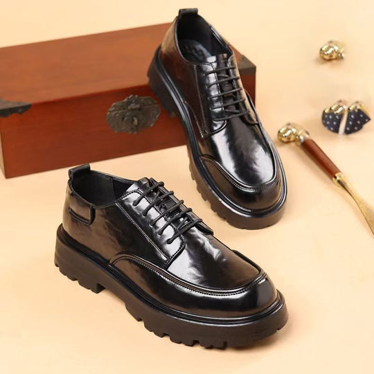 Herren Elegante und robuste Schnürschuhe mit rutschfester Sohle EB