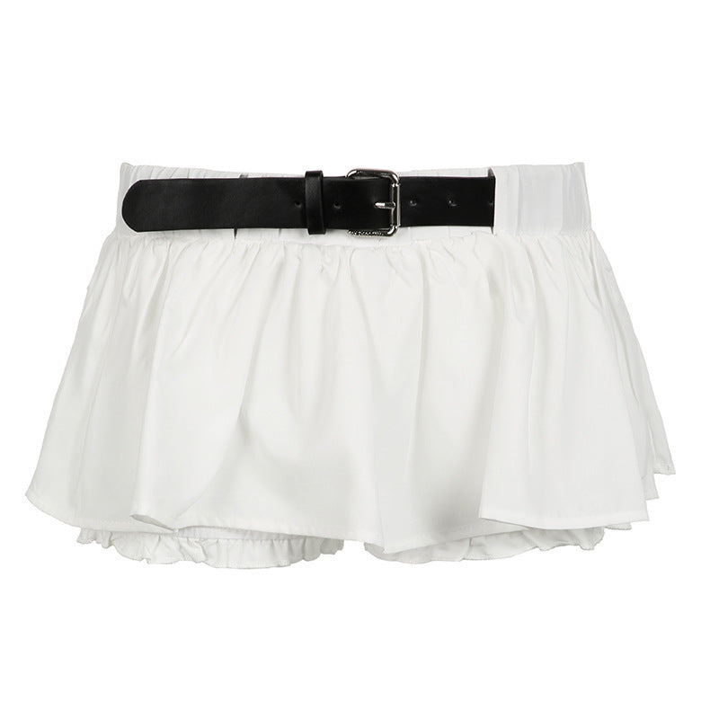 Damen verspielte Shorts mit regulierbarem Gummizug und tailliertem Design EB