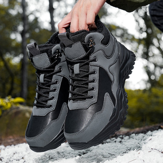 Damen Sportliche Winterstiefel mit strapazierfähigem Obermaterial und rutschfester Sohle EB