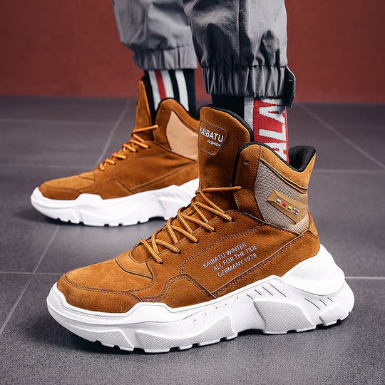Damen High-Top Sneaker mit funktionalem Design EB
