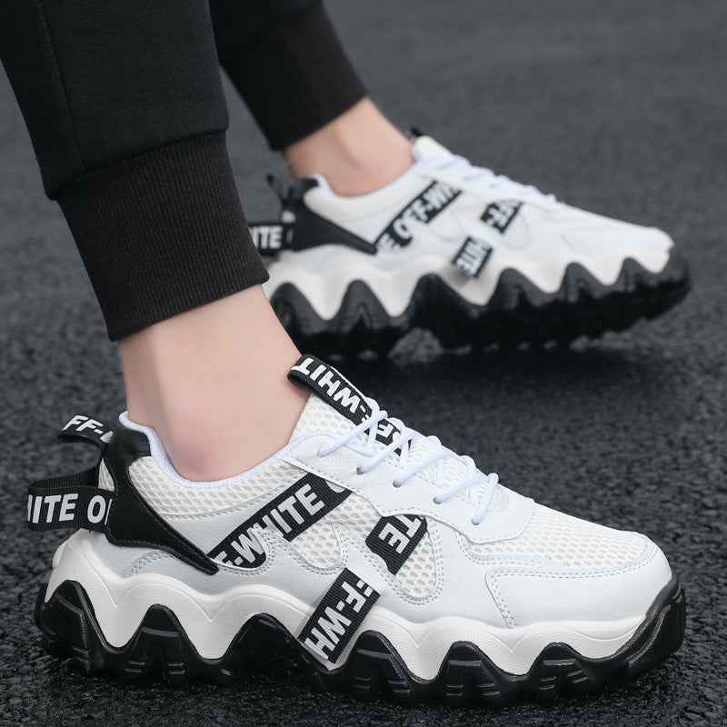 Damen Chunky Sneakers mit atmungsaktivem Obermaterial und rutschfester Laufsohle EB