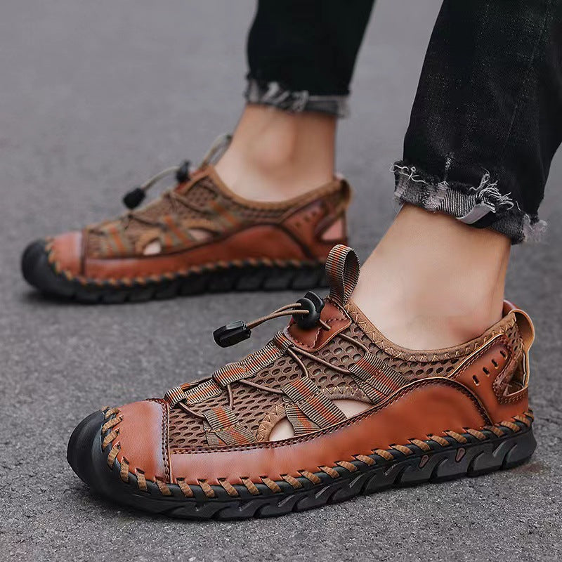 Damen Sportliche Outdoor-Sandalen mit atmungsaktivem Mesh und rutschfester Sohle EB