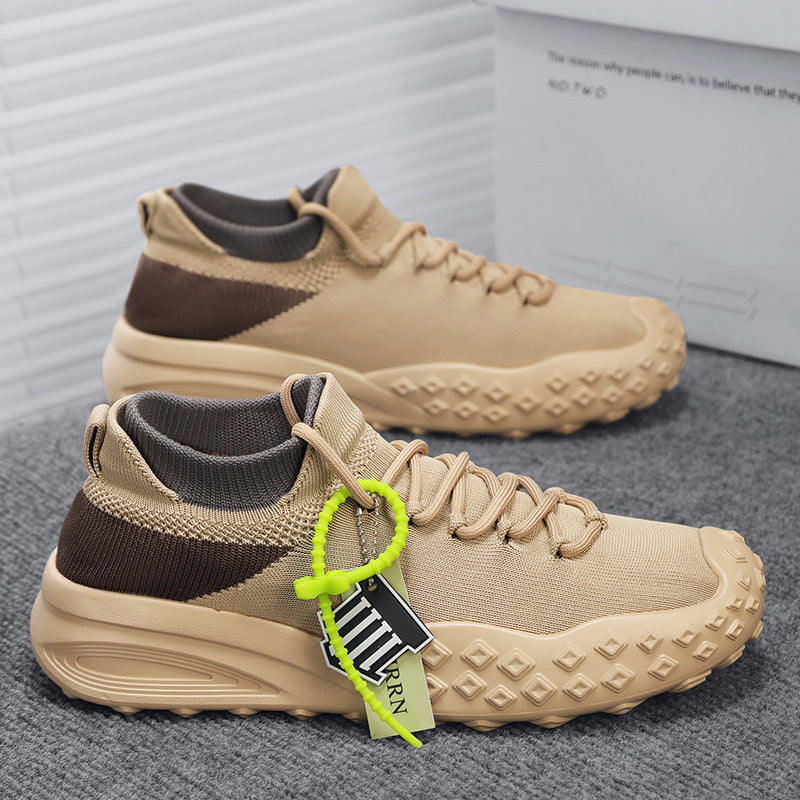 Damen Sportliche Sneaker mit hoch atmungsaktivem Strick-Obermaterial und rutschfester Sohle EB