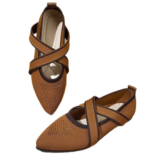 Damen Stilvolle und bequeme Ballerinas EB