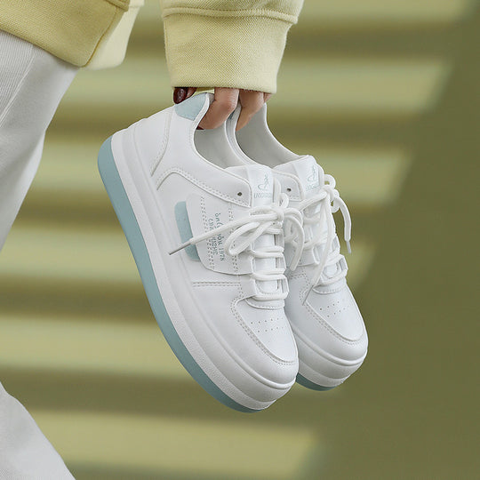 Damen Sportliche Sneakers mit erhöhtem Profil und flexibler Sohle EB