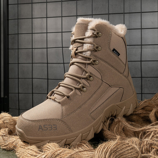 Herren hochgeschnittene Winterboots mit isolierendem Futter und rutschfester Sohle EB