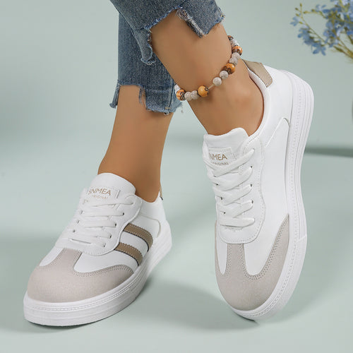 Damen Sportliche Sneaker mit gepolsterter Innensohle und atmungsaktivem Obermaterial EB