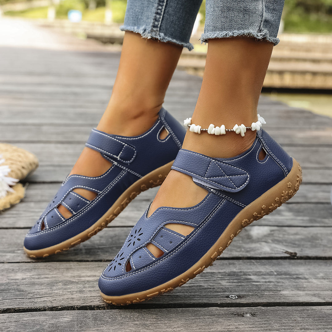 Damen Atmungsaktive Sandalen mit verstellbarem Klettverschluss EB