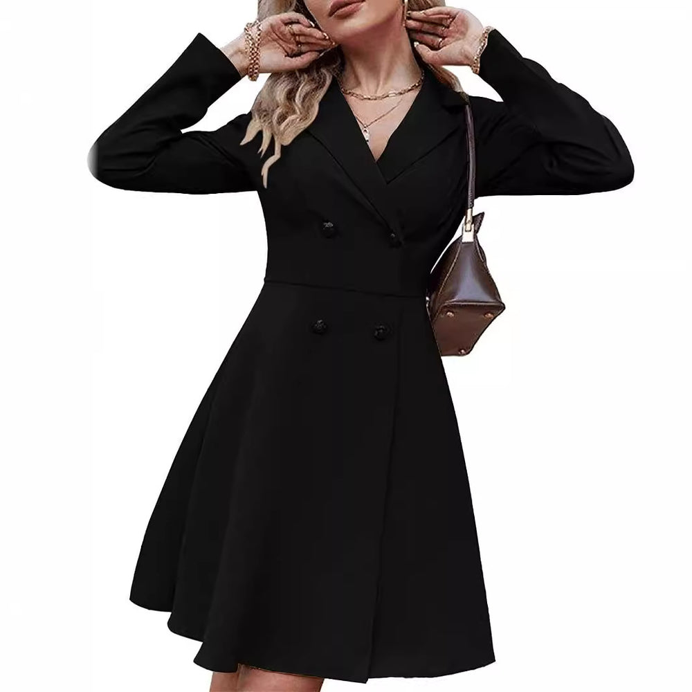 Damen Elegante und modische Blazer-Kleid EB
