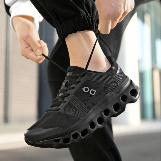 Unisex leichte Straßenlauf-Sneaker mit hochdynamischer Rebound-Zwischensohle und atmungsaktivem Strickoberteil EB