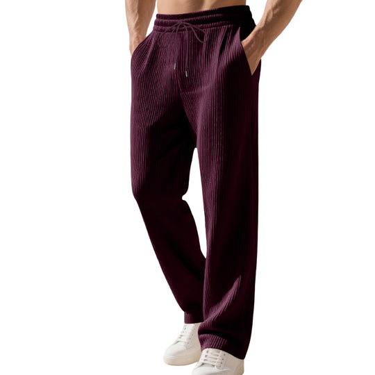 Herren Relaxed-Fit Strick-Jogginghose mit feiner Rippstruktur EB