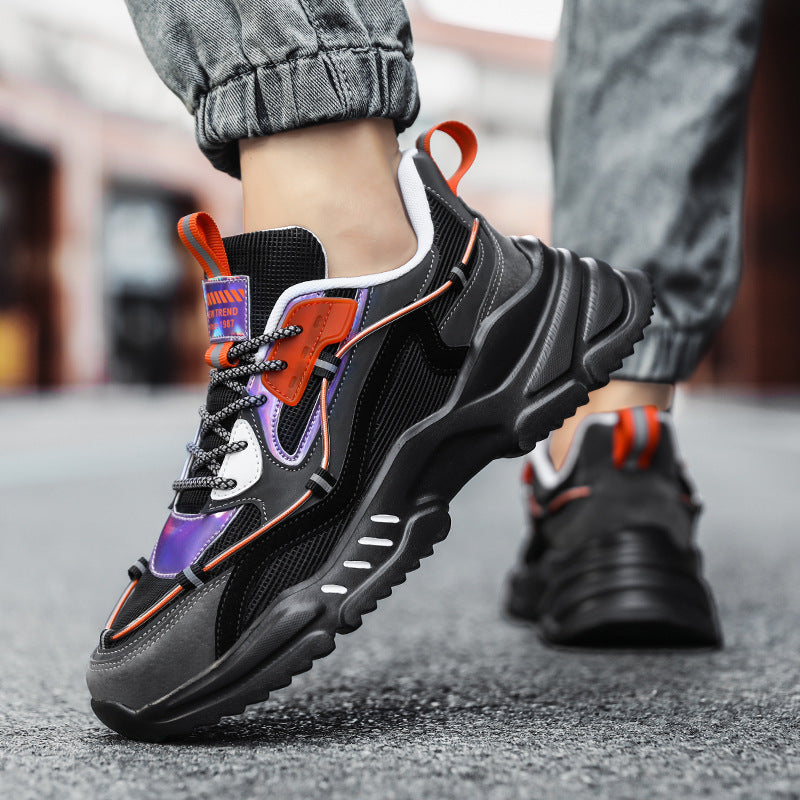 Damen Sportliche Streetwear-Sneaker mit gepolsterter Sohle und atmungsaktiver Struktur EB