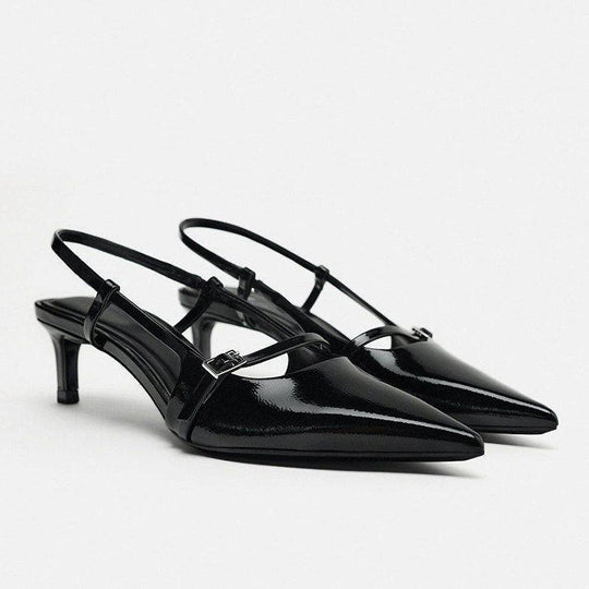 Damen Slingback Heels mit feinem Riemchen EB