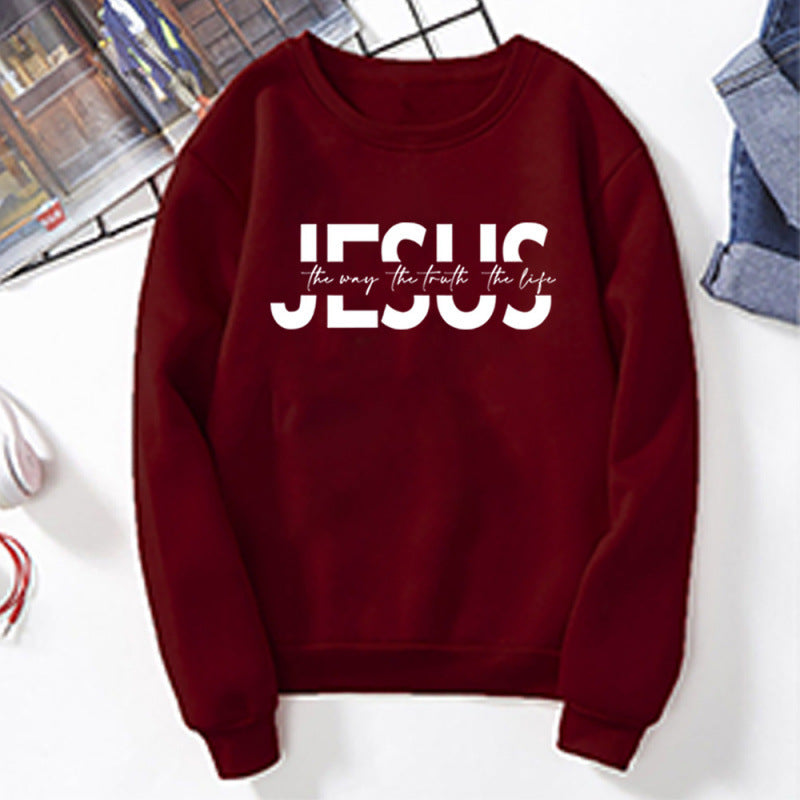 Damen lässiger Sweatshirt mit inspirierendem Spruch und hohem Tragekomfort EB