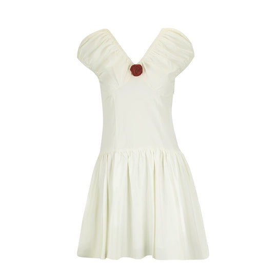 Damen Sommerliches Kleid mit verspielten Rüschendetails EB