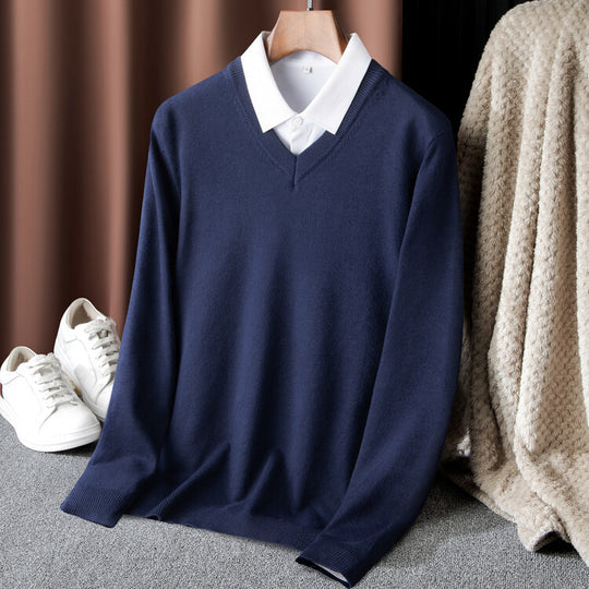 Herren V-Ausschnitt Pullover EB