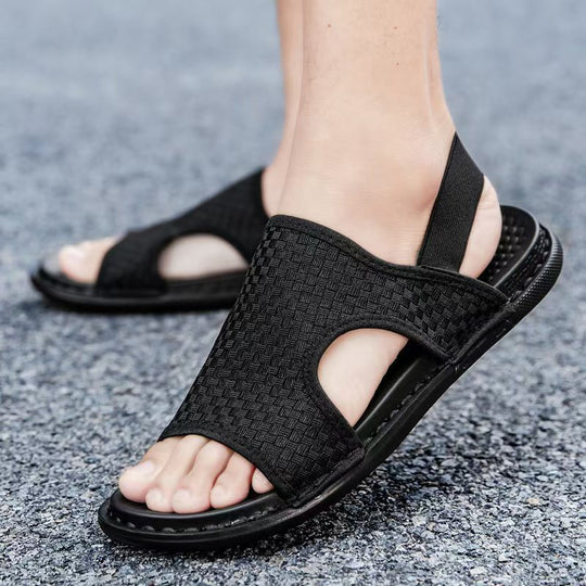 Herren Komfortable Freizeit Sandalen mit atmungsaktivem Obermaterial EB