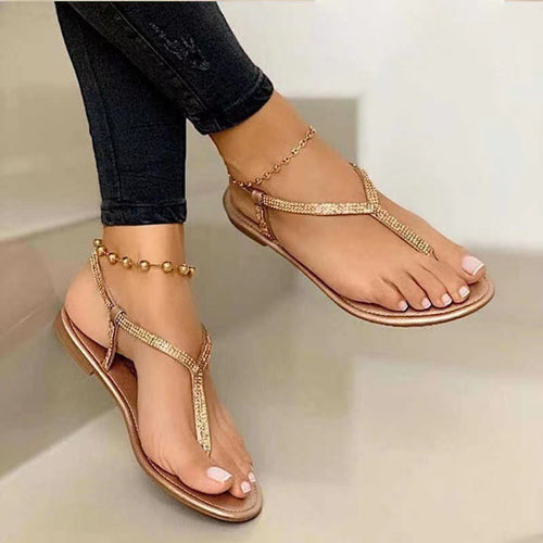 Damen glamouröse Flip-Flops EB