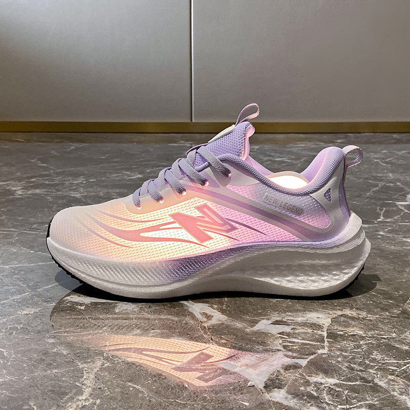 Damen Hochwertige Laufschuhe mit atmungsaktivem Mesh-Obermaterial und gepolsterter Sohle EB