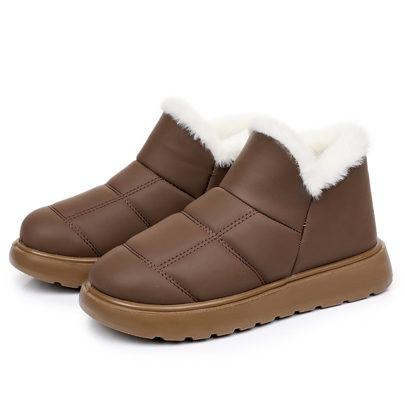 Damen Warmgefütterte Winterstiefel mit rutschfester Sohle EB