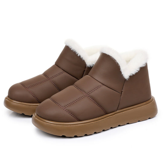 Damen Warmgefütterte Winterstiefel mit rutschfester Sohle EB
