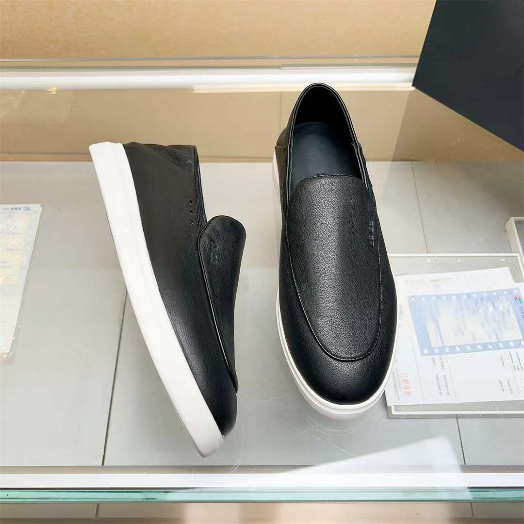 Damen Mokassin-Sneaker mit hochwertiger Lederausstattung und rutschfester Sohle EB