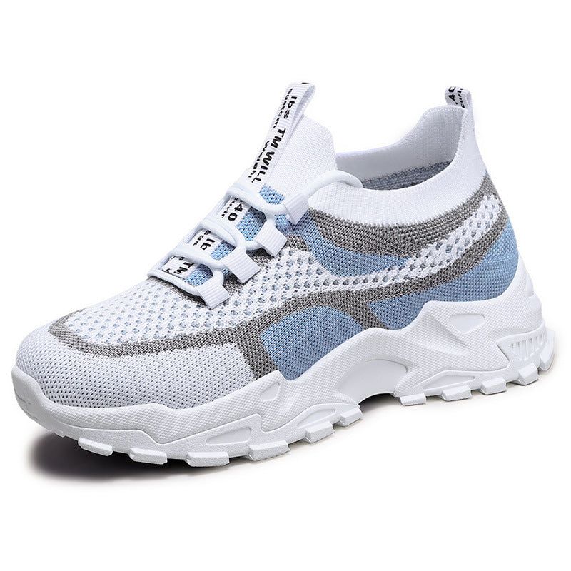 Damen Atmungsaktive Fitness-Sneaker mit flexiblem Netz-Obermaterial EB