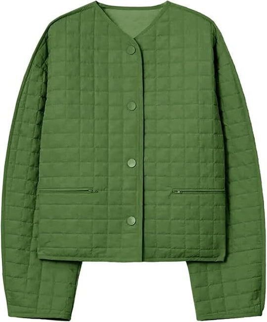 Damen gesteppte modische Leichtjacke EB