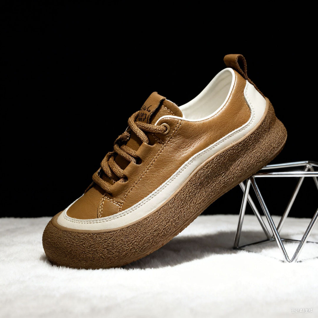 Damen Komfortable Sneakers mit sportlicher Profilsohle EB