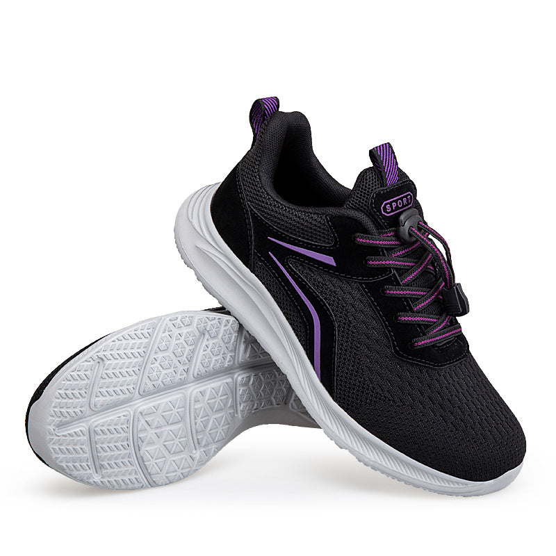 Damen Leichte Mesh-Laufschuhe mit innovativem Schnellschnürsystem EB