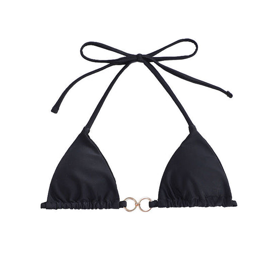 Damen Triangel-Bikini mit modischen Metallakzenten EB